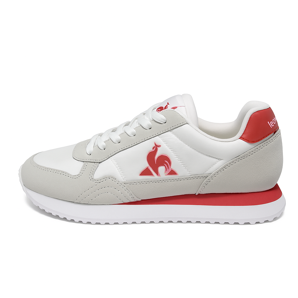 Le Coq Sportif Men’s Court Retro Red Accent