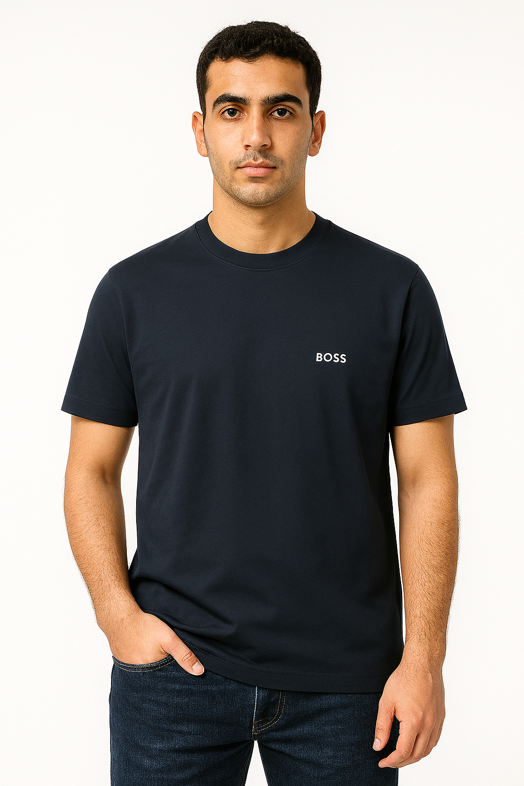 Hugo Boss Men’s Regular Fit Minimal Logo Tee