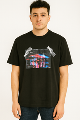 HUGO BOSS Men's Regular Fit Graphic T-Shirt – Black