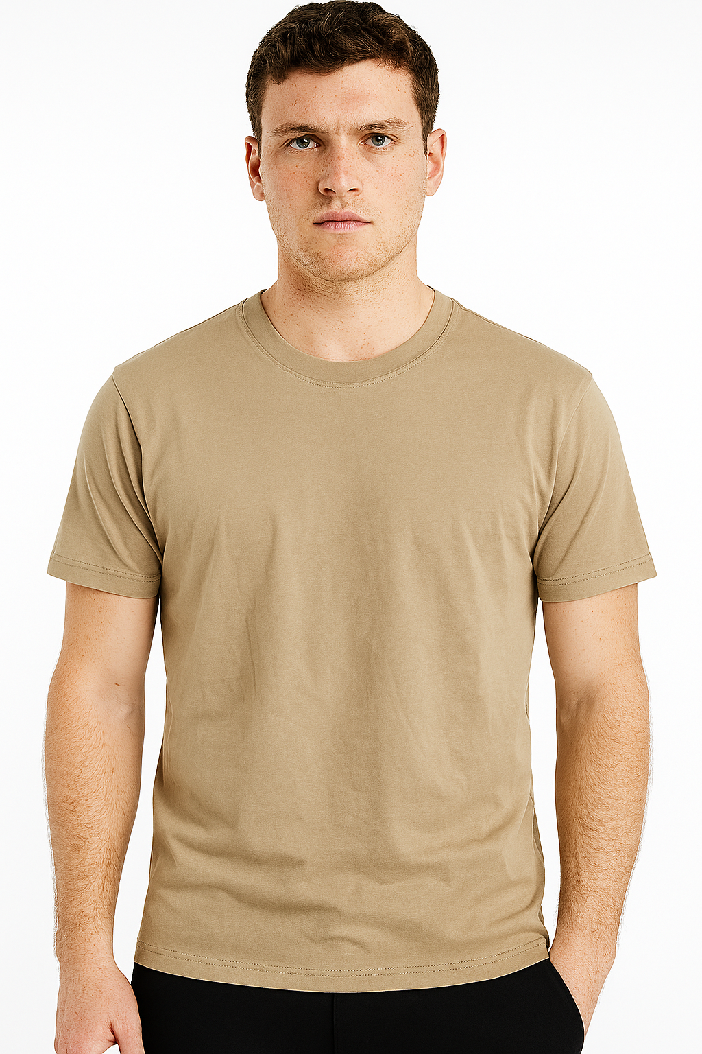 Calvin Klein Men's Classic Beige T-Shirt