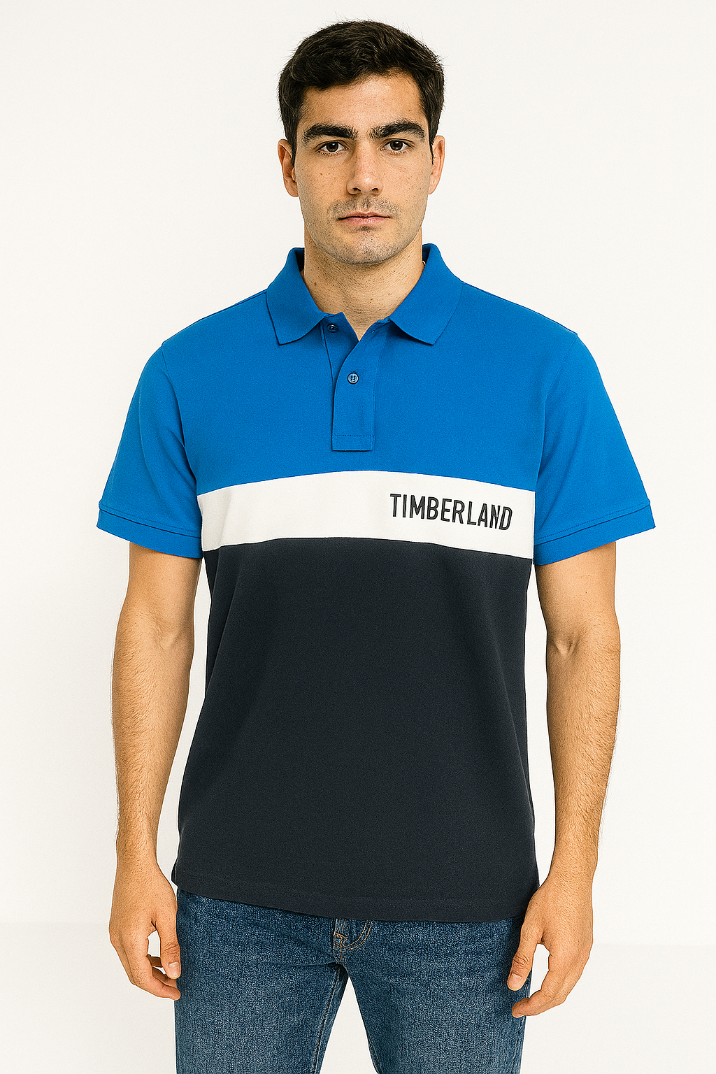 Timberland Men’s Color‑ Dark Blue & Navy Polo
