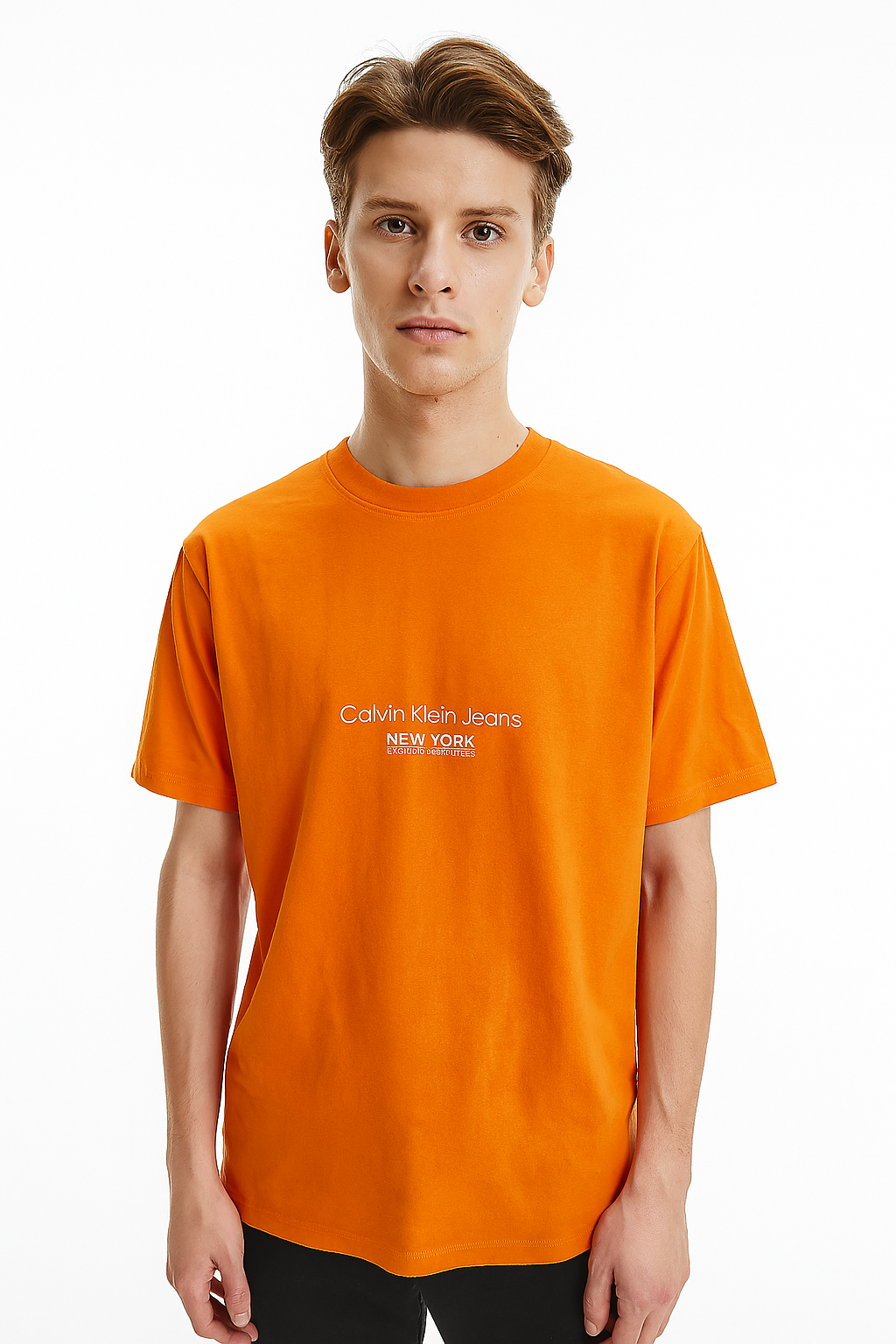 Calvin Klein Jeans Orange T-Shirt – New York Edition