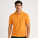 Tommy Hilfiger Men’s Regular‐Fit Orange Pique Polo Shirt