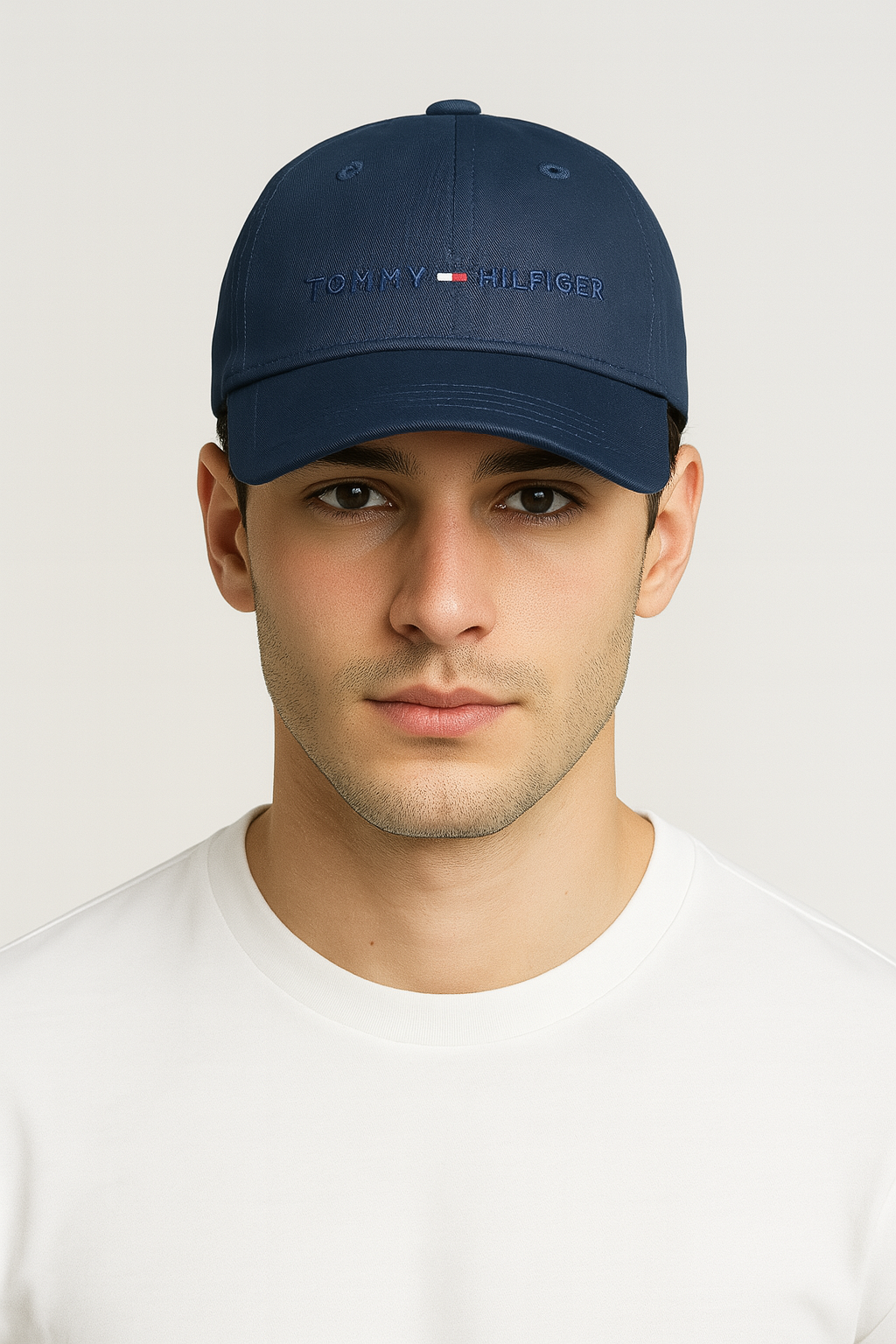 Tommy Hilfiger Embroidered Logo Navy Baseball Cap