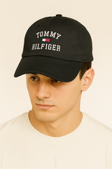 Tommy Hilfiger Arch Logo Black Cap