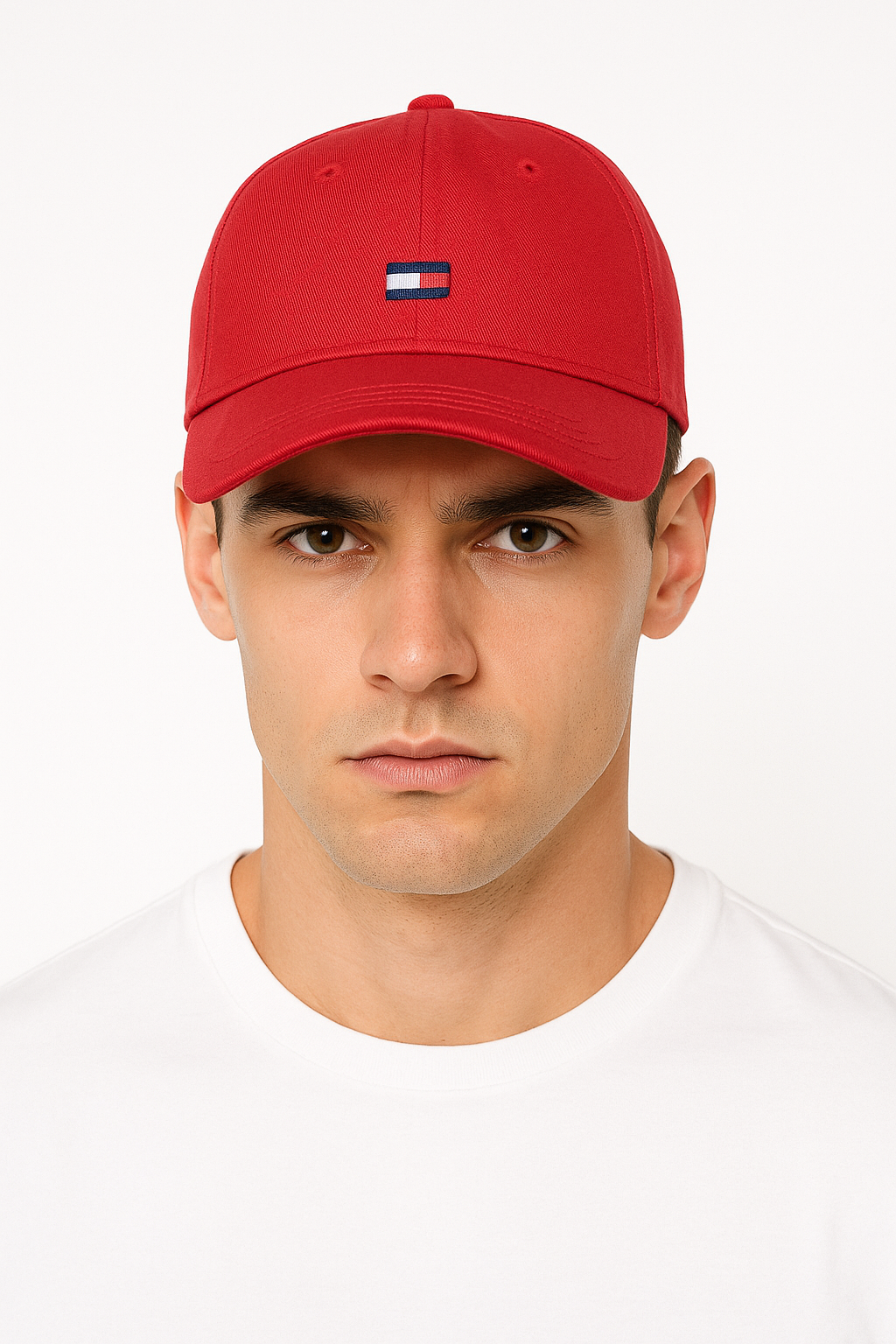 Tommy Hilfiger red Arch Logo Cap