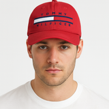 Tommy Hilfiger Red Flag Signature Baseball Cap