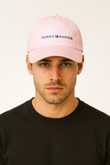 Tommy Hilfiger Pastel Pink Flag Cap