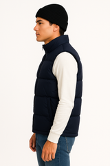 U.S POLO  Navy QUILTED  Men's VEST (Ah-USA)