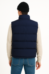 U.S POLO  Navy QUILTED  Men's VEST (Ah-USA)