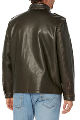 Levi's Men's Faux Leather Military Jacket