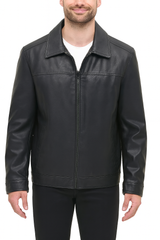 Tommy Men’s Classic Black Leather Jacket