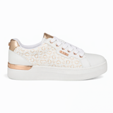 GUESS Onna Low-Top Logo Sneakers Women - WHTGLD