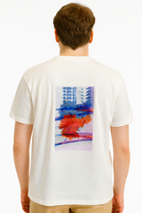 Calvin Klein Jeans Men's White T-Shirt – New York Logo