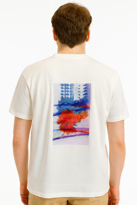 Calvin Klein Jeans Men's White T-Shirt – New York Logo