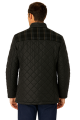 Cole Haan Men’s Quilted Field Jacket – Black