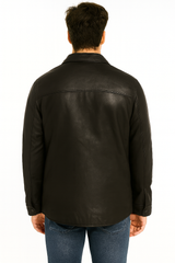 Levi’s Faux Brown Leather Sherpa-Lined Jacket for Men