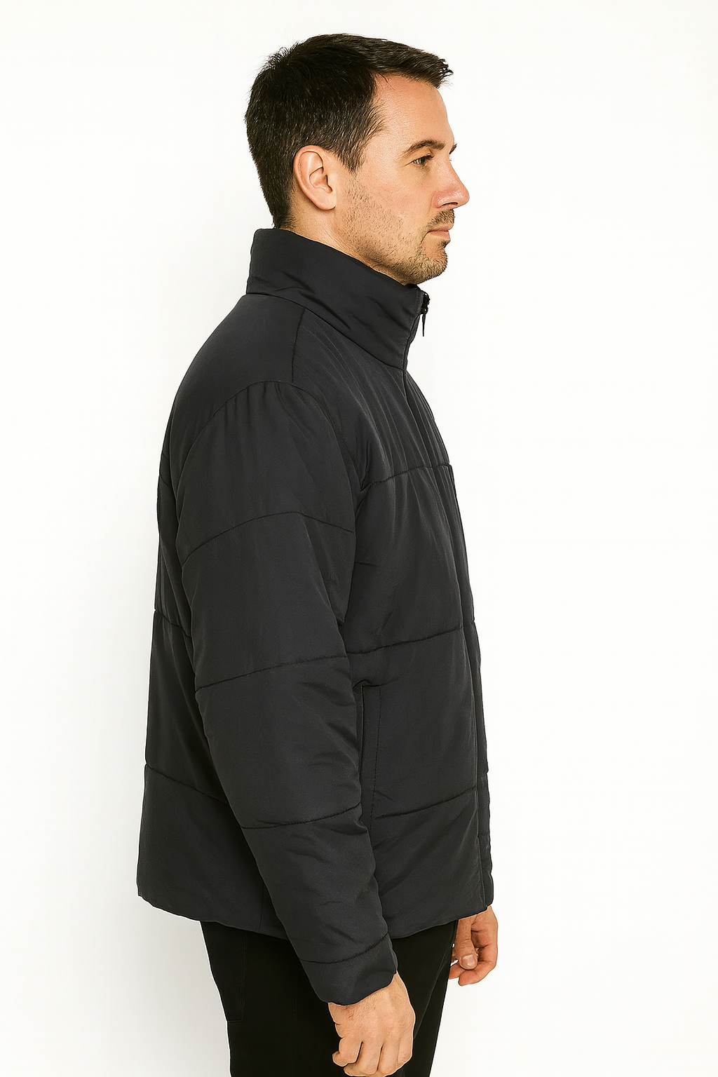 Calvin Klein Men’s Puffer Jacket – Black