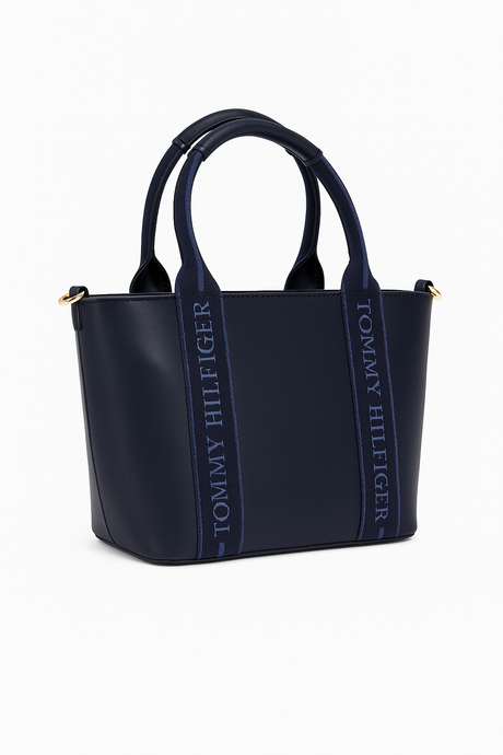 Tommy Hilfiger Women’s Logo Tape Crossbody Tote Bag