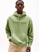 Tonal Logo Embroidery Relaxed Hoody