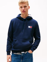 Tommy Jeans Men’s Navy Blue Flag Logo Hoodie