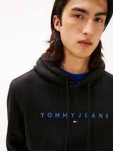 Tommy Jeans Men’s Black Logo Hoodie