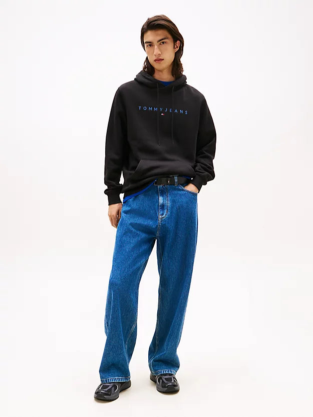 Tommy Jeans Men’s Black Logo Hoodie