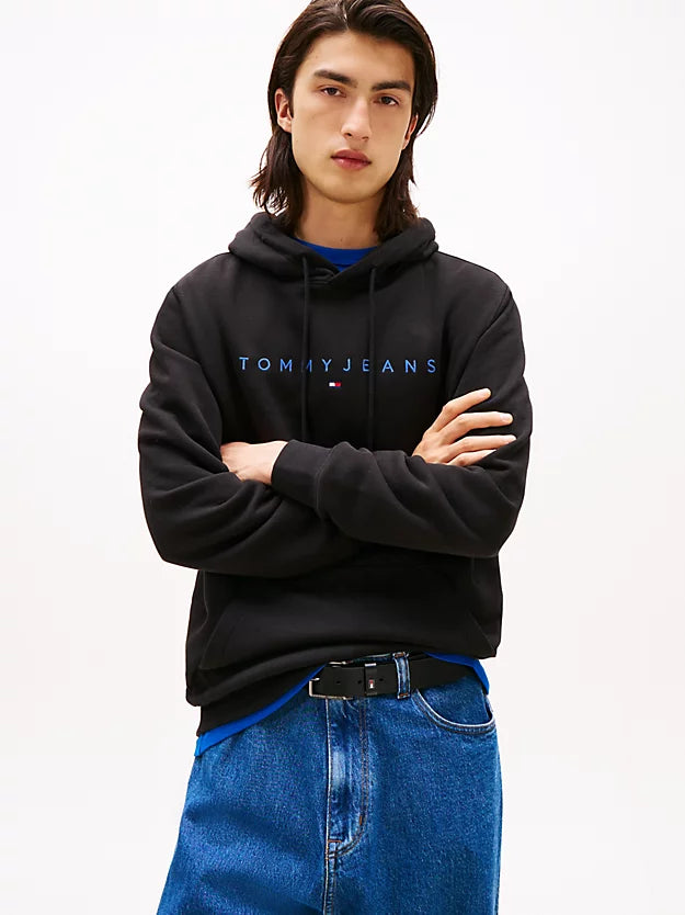 Tommy Jeans Men’s Black Logo Hoodie