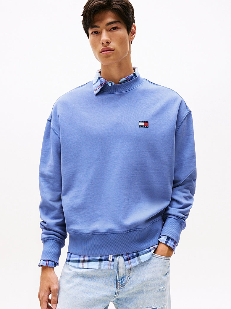 Tommy Jeans Sweatshirt Round Neck Men Blue1 (BH)