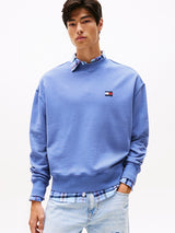 Tommy Jeans Sweatshirt Round Neck Men Blue1 (BH)