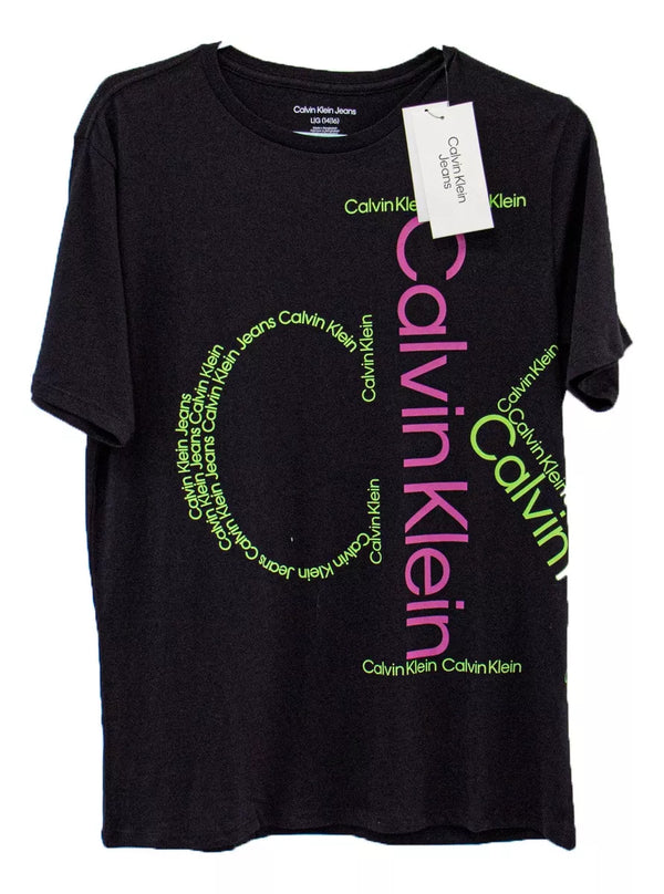 Poleras Niños Calvin Klein Original Negro Talla