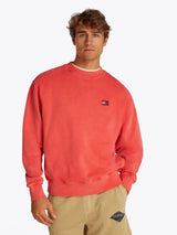 Tommy Jeans Sweatshirt Round Neck Men Orange (BH)