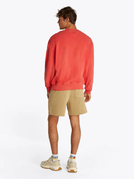 Tommy Jeans Sweatshirt Round Neck Men Orange (BH)