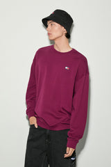 Tommy Jeans Sweatshirt Round Neck Men Purple (BH)