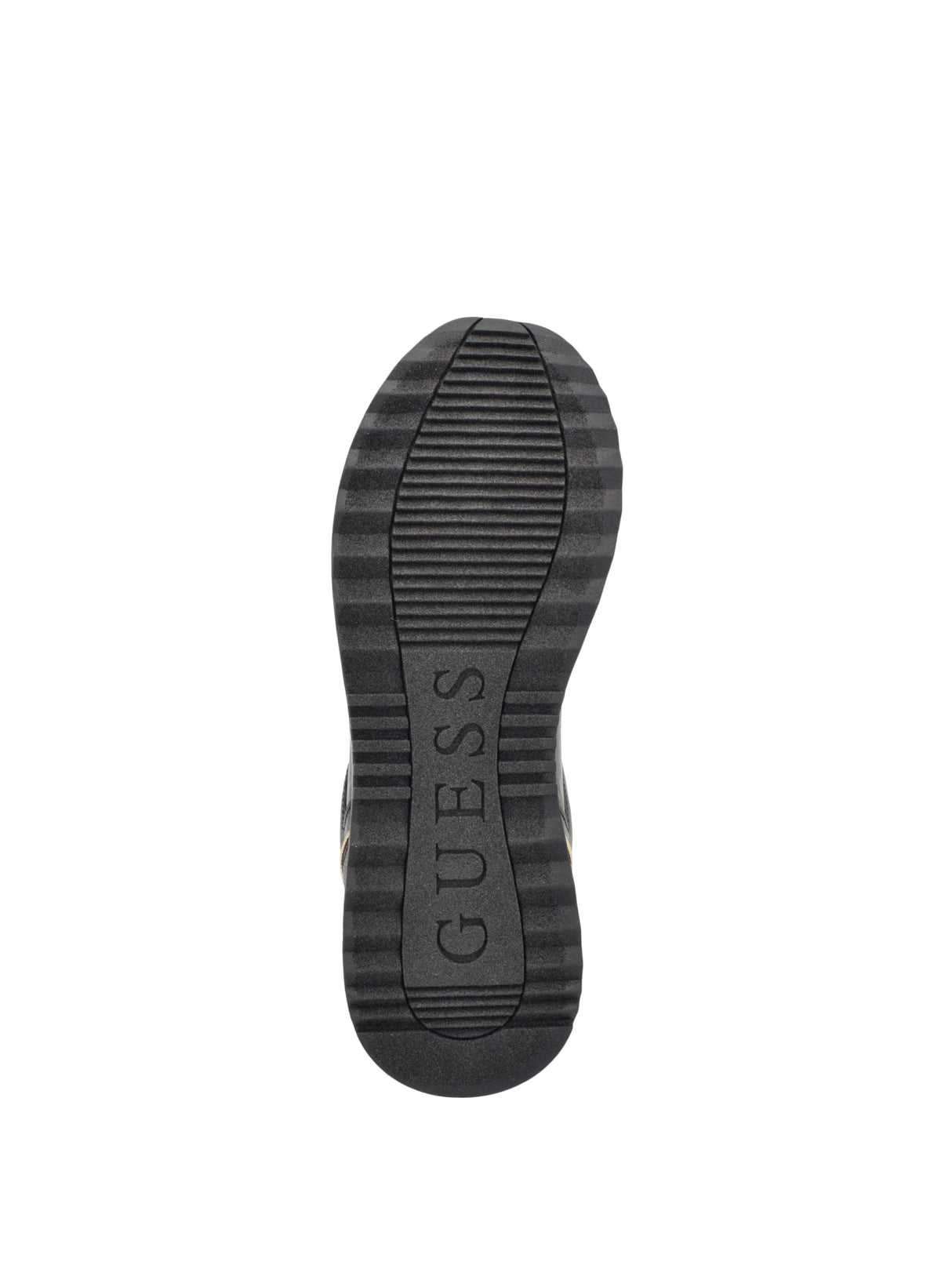 GUESS Women’s Black & Gold Logo Lace-Up Sneakers