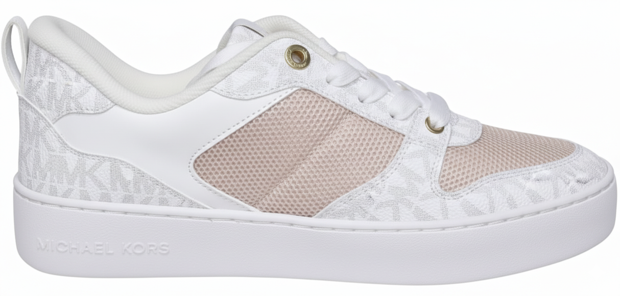 Michael Kors - Georgie Leather and Logo Trainer