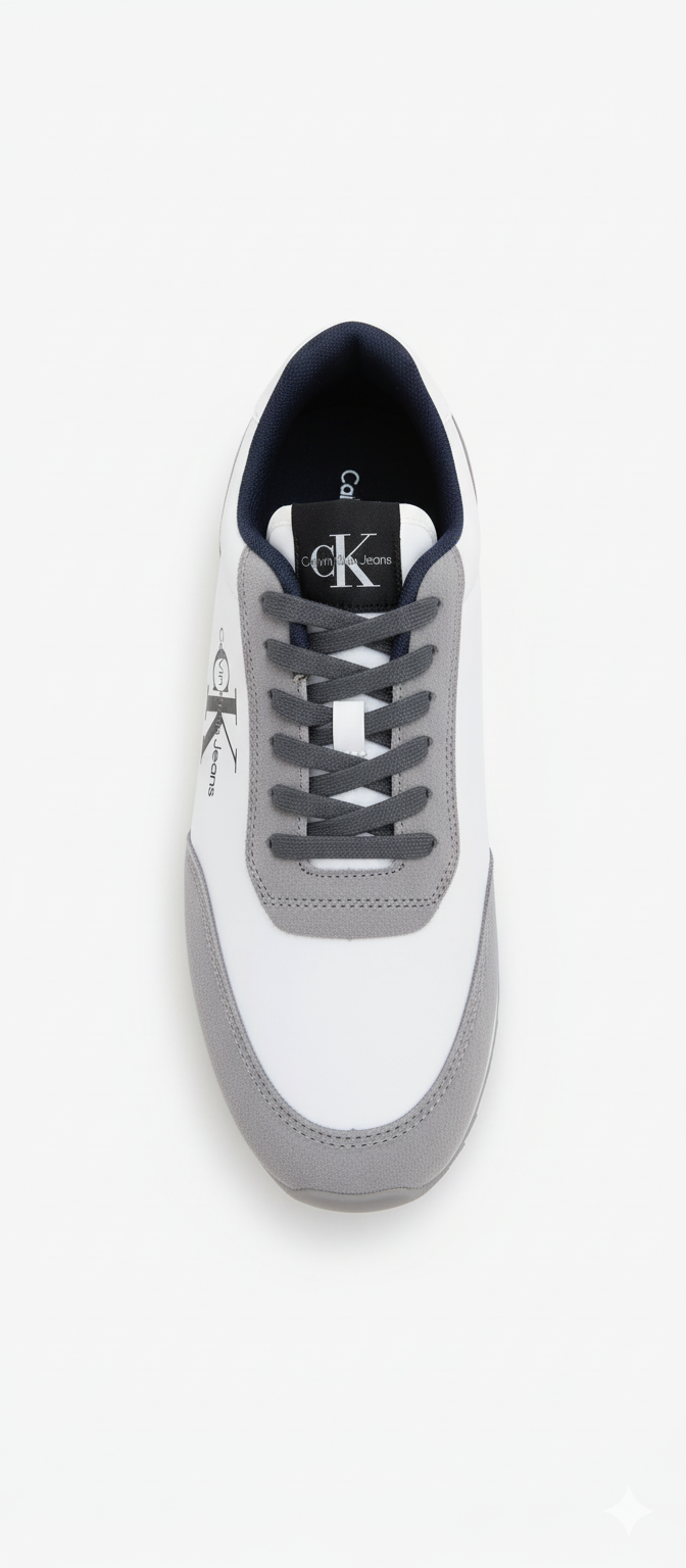 Calvin Klein Jeans Retro Runner Sneakers -  Grey