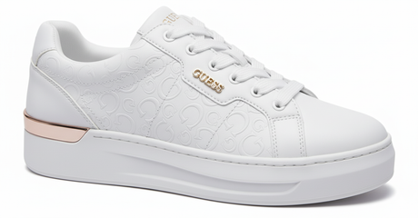 GUESS Onna Low-Top Logo Sneakers Women - WHTGLD