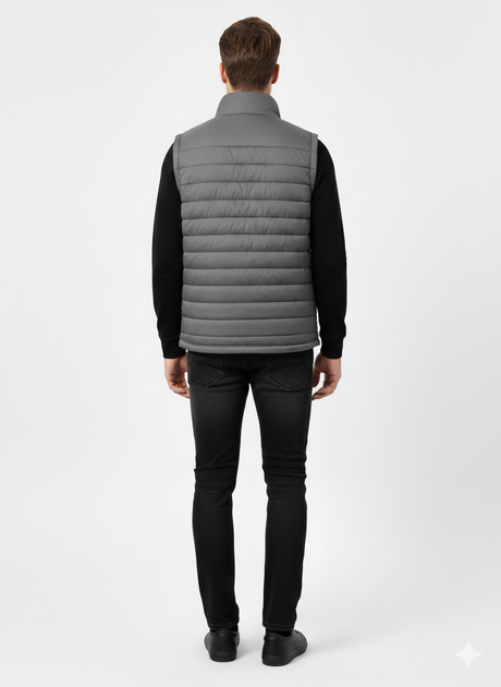 QUILTED VEST WITH HORSESHOE