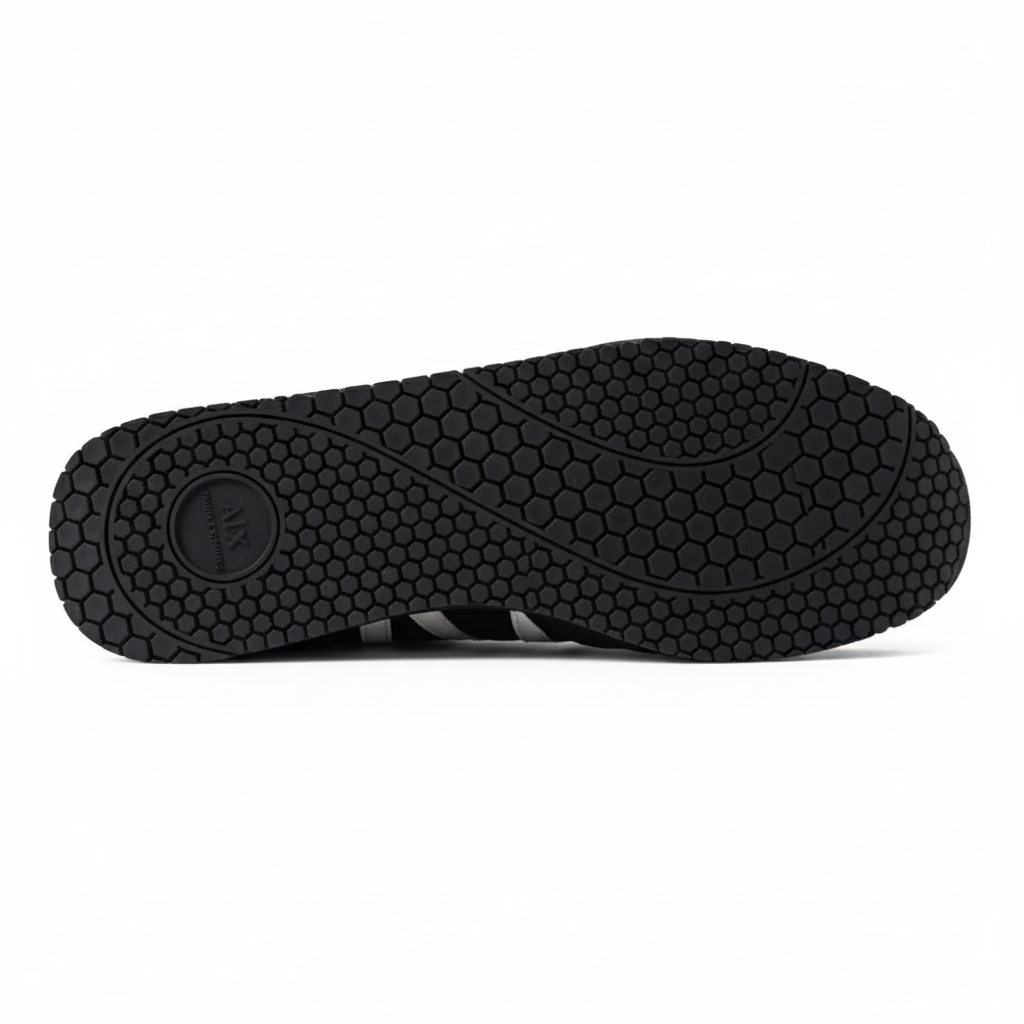 ARMANI EXCHANGE XUX017 Logo Lace-Up Sneakers - DRKNVY