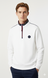 Tommy Hilfiger Men's Signature Collar Quarter-Zip Sweatshirt