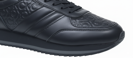 Calvin Klein Embossed Logo Sneakers - BLK
