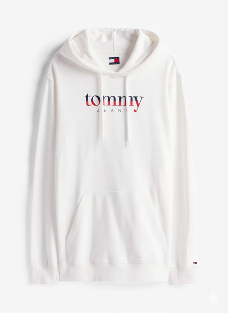 Logo Drawstring Terry Hoody - Tommy Hilfiger