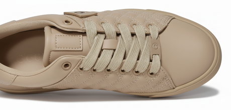 GUESS Women's Quilted G-Logo Sneakers - Nude