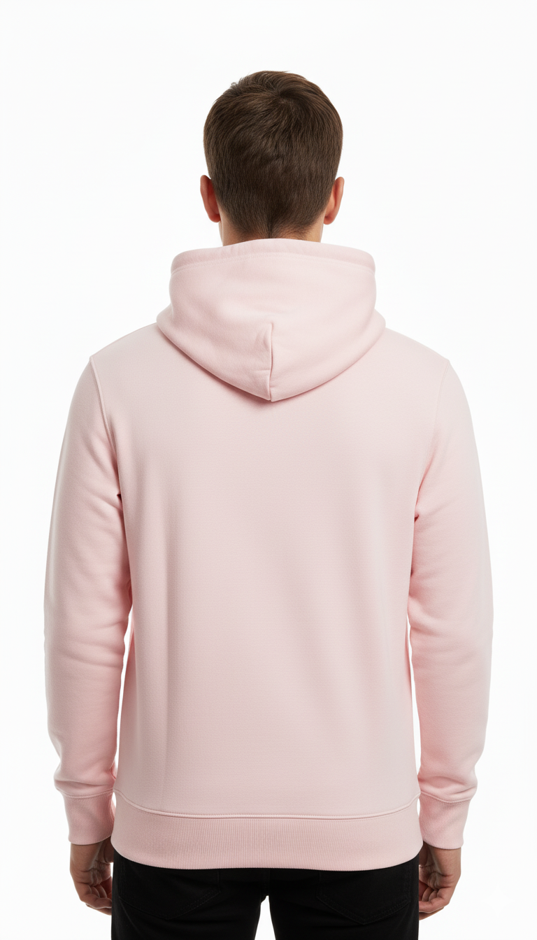 Tommy Hilfiger Men's 1985 Logo Classic Fleece Hoodie (Light Pink)