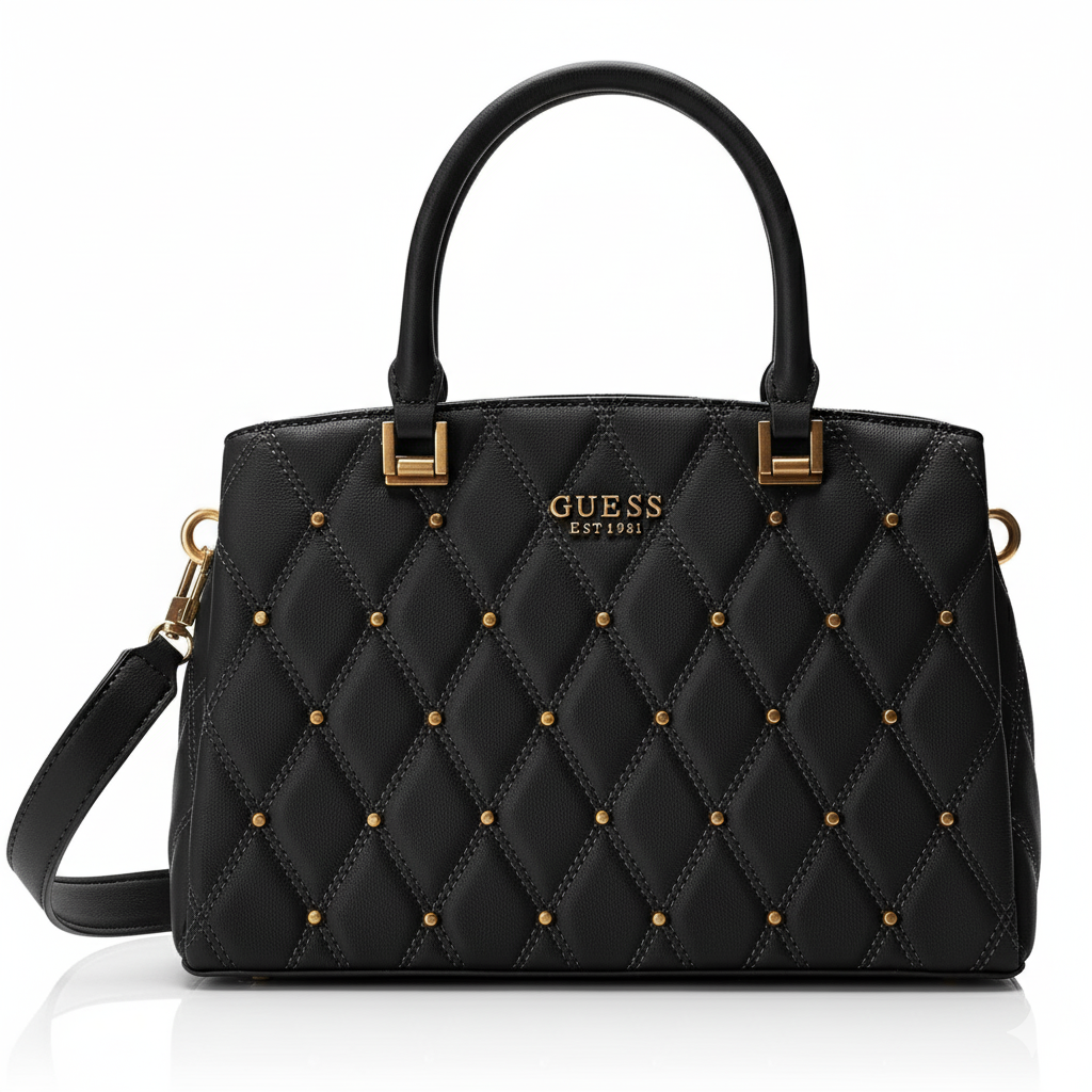 Guess Womens Triana 3 Compartment Satchel Satchel Bag