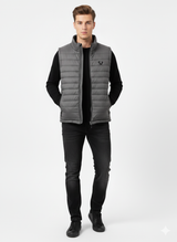 QUILTED VEST WITH HORSESHOE