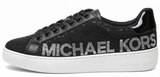Sky Sequin Logo Sneaker (Black)
