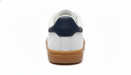 Tommy Hilfiger White Low-Top Casual Sneakers with Gum Sole