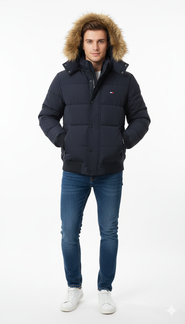 Tommy Hilfiger Jacket Men Navy (Bh)